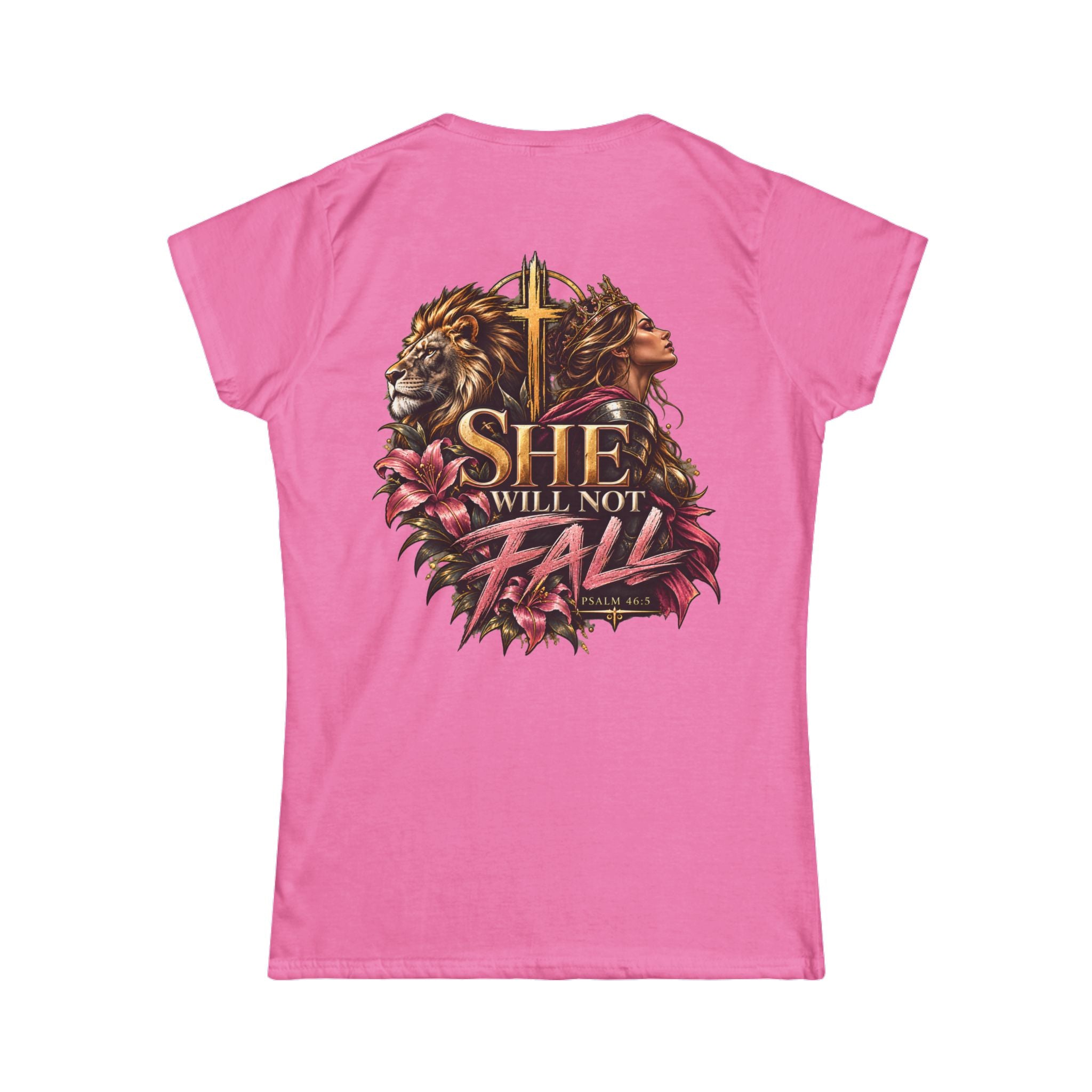 Psalm 46:5 - She Will Not Fall Tee