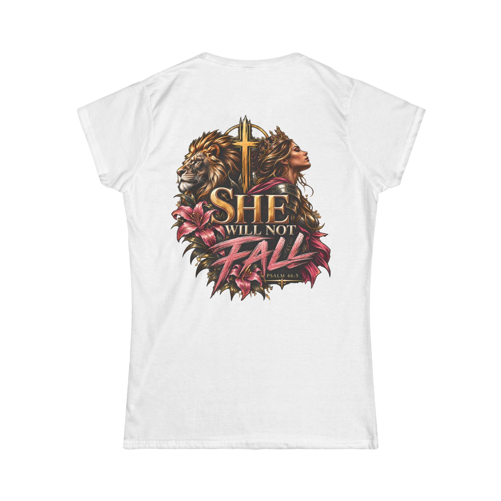 Psalm 46:5 - She Will Not Fall Tee