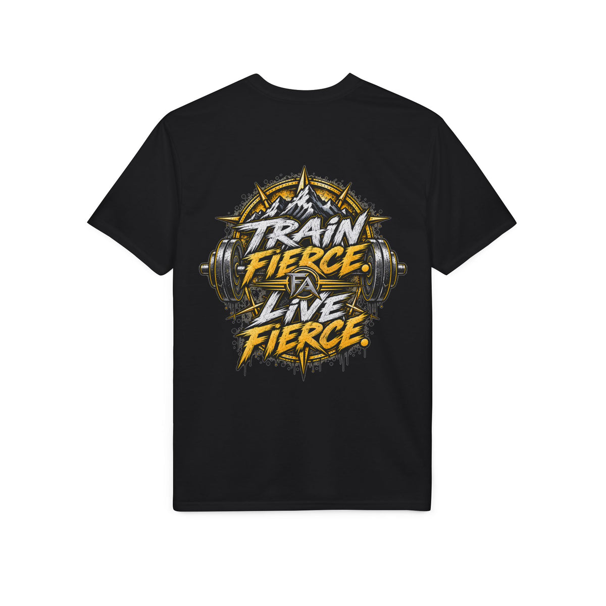 Fierce Apparel Performance Tee – "Train Fierce Live Fierce" Moisture-Wicking Athletic Shirt