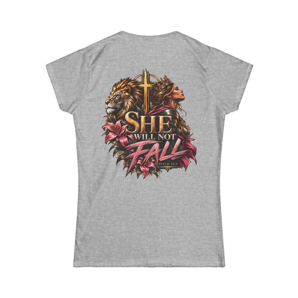 Psalm 46:5 - She Will Not Fall Tee