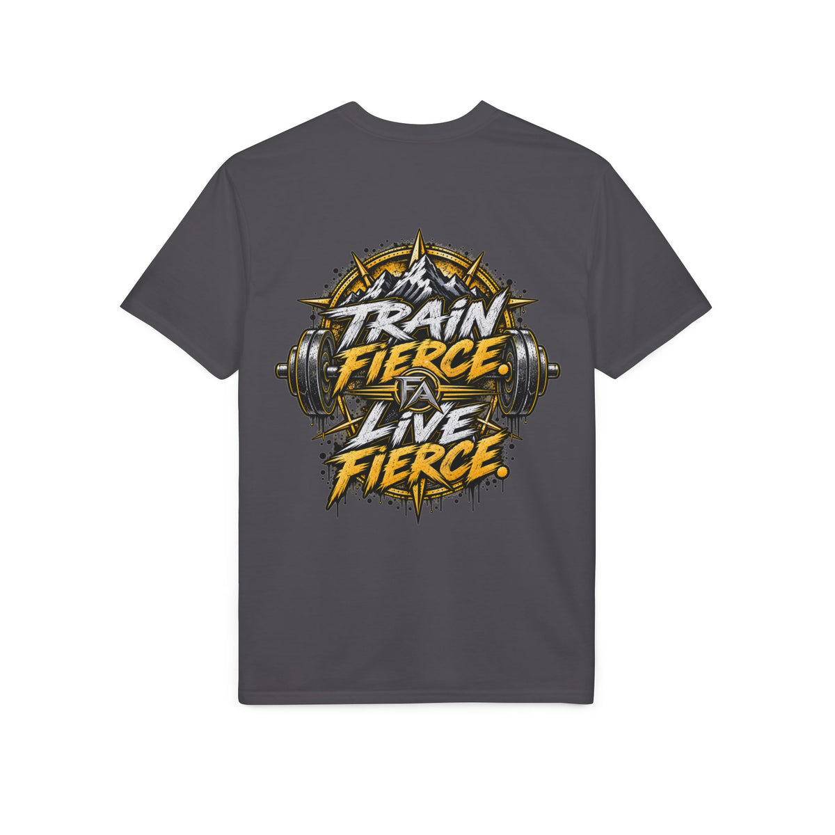 Fierce Apparel Performance Tee – "Train Fierce Live Fierce" Moisture-Wicking Athletic Shirt
