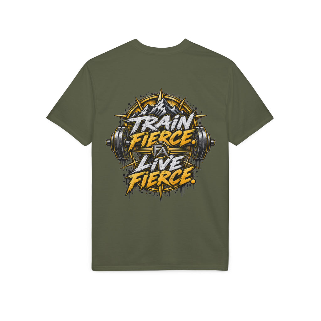 Fierce Apparel Performance Tee – "Train Fierce Live Fierce" Moisture-Wicking Athletic Shirt