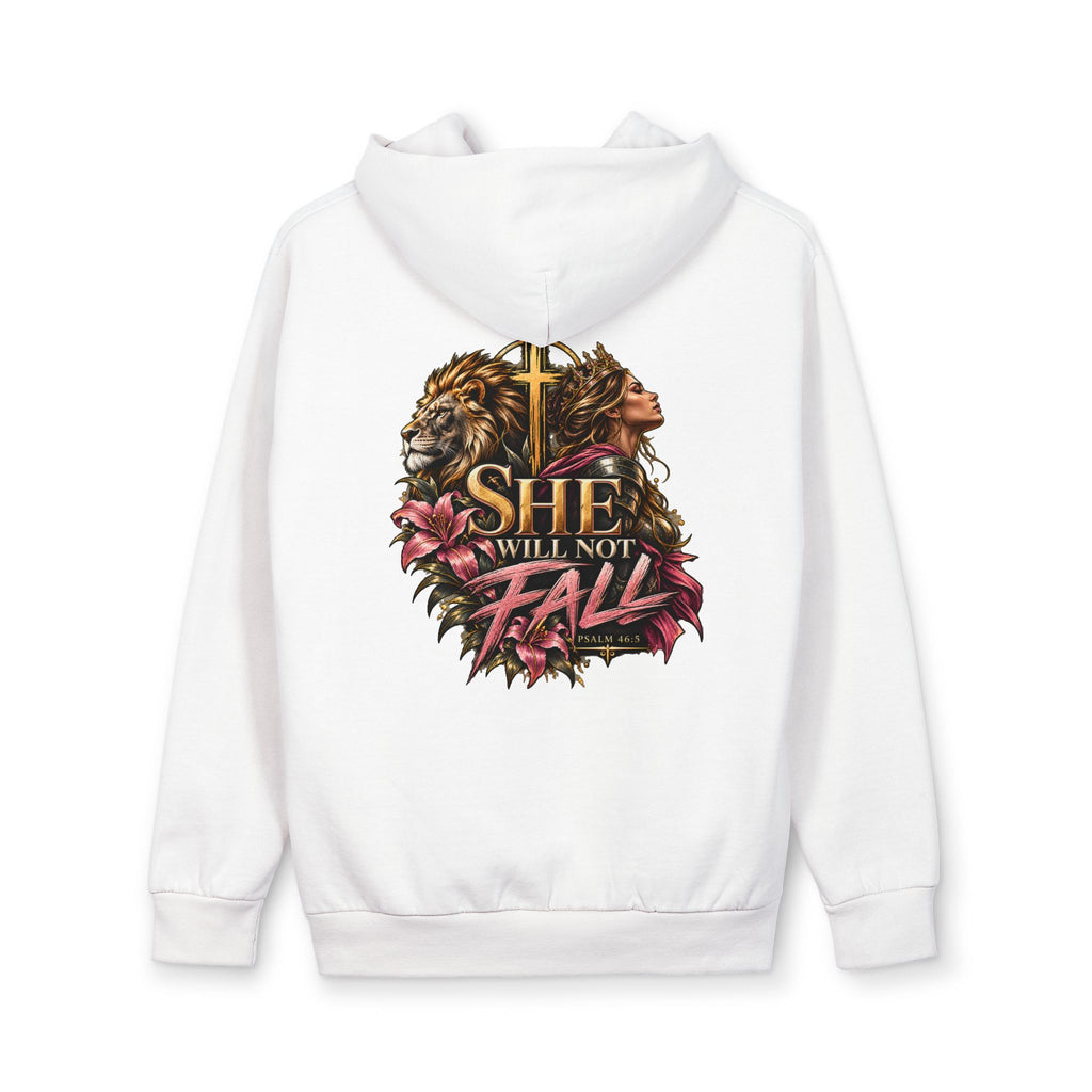 Psalm 46:5 - She Will Not Fall Hoodie