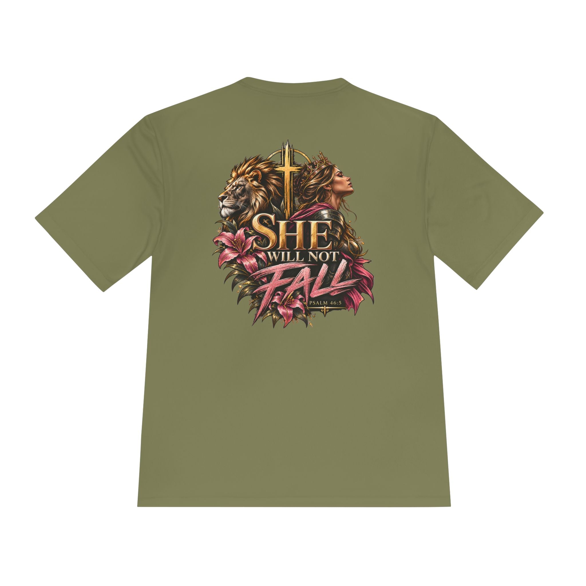 Psalm 46:5 — She Will Not Fall Tee
